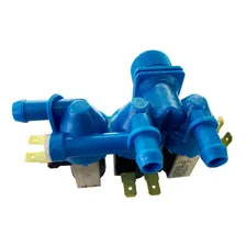 Válvula Entrada Água Tripla Electrolux 15kg 220v Lt15f Ltr15 Foto mini 3