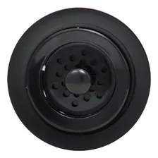 Válvula Escoamento Americana Cozinha Pia Preto Metal 3.1/2 Foto mini 3