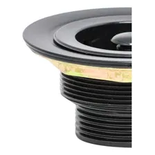 Válvula Escoamento Americana Cozinha Pia Preto Metal 3.1/2 Foto mini 4