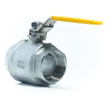 Válvula Esfera Bipartida Inox 304 Fêmea Rosca Bsp Ø 1 Foto mini 2