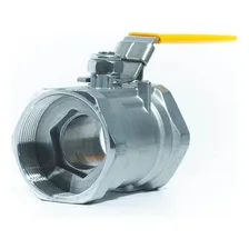 Válvula Esfera Monobloco Aço Inox 304 Rosca Npt Ø 1 Foto mini 3