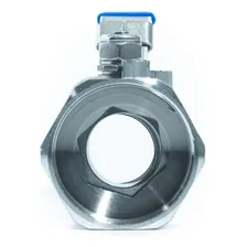 Válvula Esfera Monobloco Aço Inox 316 Rosca Bsp Ø 1/2 Foto mini 2