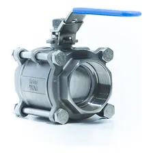 Válvula Esfera Tripartida Aço Inox 316 Rosca Npt Ø 1 Foto mini  2