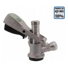 Válvula Extratora Tipo S Barril Chopp - 100% Aço Inox Foto mini  2