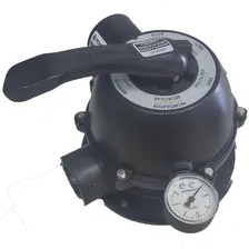 Válvula Filtro Piscina Universal Vf6 Pentair Sibrape 6 Furos Foto mini 1