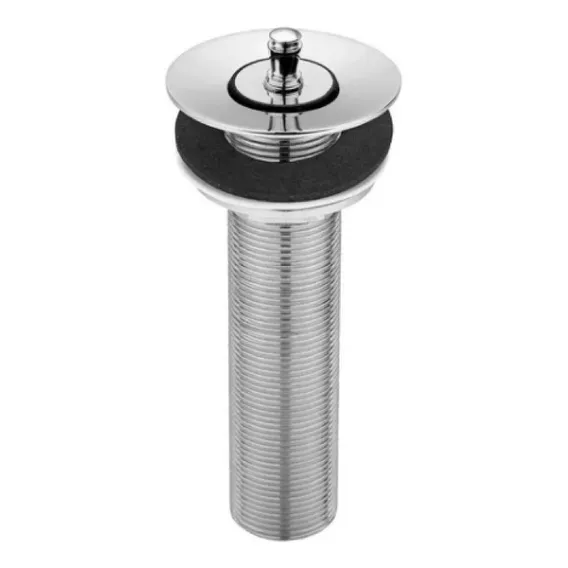Válvula Lavatório Longa P/ Cuba Sobrepor Ou Apoio 11cm Metal 7/8 Cromada Foto 1
