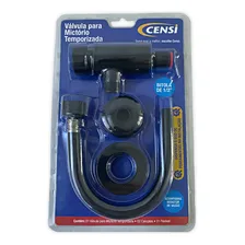 Válvula Mictório Descarga Temporizada Abs Preto Fosco Censi Foto mini 3