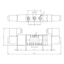 Valvula  1/4 5v Duplo Solenoide 220vca 220v Foto mini 4
