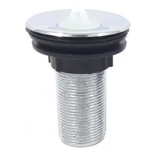 Válvula P/ Lavatório Abs Cromado Com Ou Sem Ladrão Universal Foto mini 1