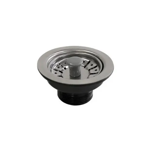 Válvula Pia Americana Cromada Inox 3.1/2'' Durín Cor Prateado Foto 1