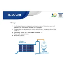 Válvula Quebra Vácuo Aquecimento Solar Piscina Ts Solar Foto mini 3