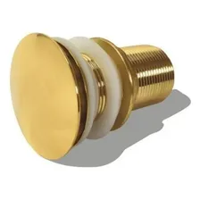 Válvula Ralo Click Pop Up Luxo Inteligente Para Cuba Dourado Foto  mini 1