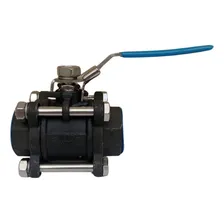 Válvula Registro Esfera Tripartida Aço Carbono Wcb 1'' Dn25 Foto mini 2