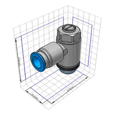 Válvula Reguladora De Fluxo Unidirecional Festo Grla 1/4x8mm Foto mini 4
