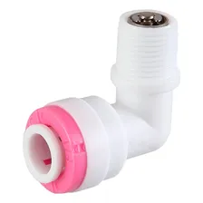 Válvula Retorno Conector Cotovelo Mangueira 1/4 Rosca 1/8 Foto  mini 1
