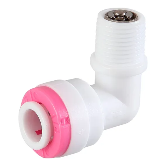 Válvula Retorno Conector Cotovelo Mangueira 1/4 Rosca 1/8 Foto 1