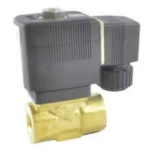 Válvula Solenoide 1/4 Vias N. Fechada Água/óleo/ar 220v Foto mini  2