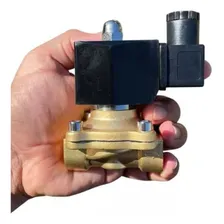 Valvula Solenoide 2/2 Vias Latão Rosca 3/4 Bobina 220v Foto mini  3