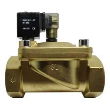 Válvula Solenoide 2 Polegada 2/2 Vias Ar Água Óleo Foto mini  2