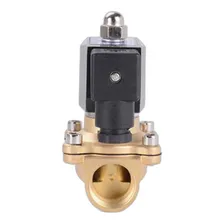 Válvula Solenoide 2 Vias 1/2' Água / Ar / Óleo 220v Foto mini  3