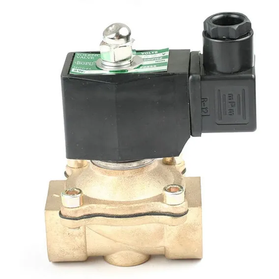 Válvula Solenoide 2 Vias 1/2' Água / Ar / Óleo 220v Foto 1