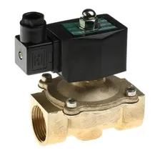 Válvula Solenoide 2 Vias 1/2' Água / Ar / Óleo 220v Foto mini  2