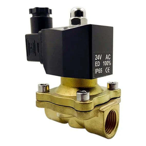 Válvula Solenoide 2 Vias 1/2' Gás / Água / Ar / Óleo 220v Foto 1