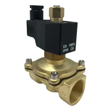 Válvula Solenoide 2 Vias Rosca 1/2' Normal Aberta 220v Ac Foto mini 1