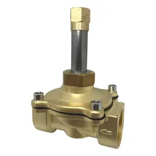 Válvula Solenoide 2 Vias Rosca 1/2' Normal Aberta 220v Ac Foto mini 4