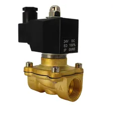 Válvula Solenoide 2/2 Vias 1/2 Água Óleo Ar 220v Foto  mini 1