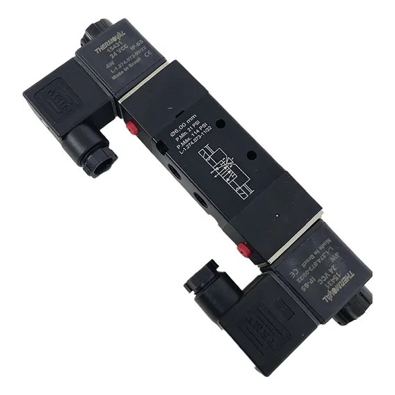 Válvula Solenoide 5/2 Vias Duplo Solenoide- 15431- Thermoval Foto 1