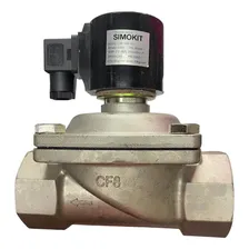 Válvula Solenoide Aço Inox 2/2 N-fechada 2 Polegadas Foto  mini 1