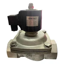 Válvula Solenoide Aço Inox 2/2 N-fechada 2 Polegadas Foto mini  2