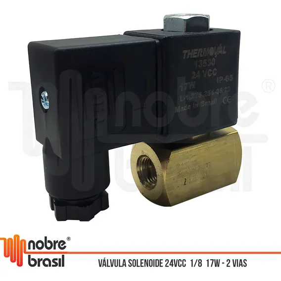 Válvula Solenoide Graxa / Vapor / Água / Etc 13530 Thermoval Foto 1