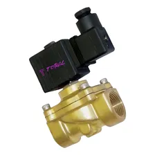 Válvula Solenoide Latão 2/2 Vias Normal Fechada 1/2 Bsp 220v Foto mini 2