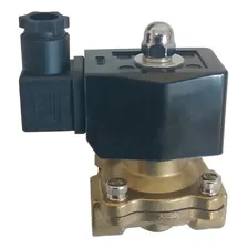 Válvula Solenoide Latão 2/2 Vias Normal Fechada 1/2 Bsp 220v Foto mini 1