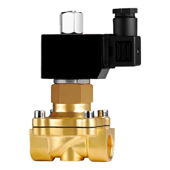 Válvula Solenoide Normal Aberta 1/2' Bsp Latão 2 Vias 220v Foto 1