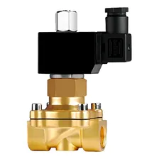 Válvula Solenoide Normal Aberta 1/2' Bsp Latão 2 Vias 24vcc Foto mini 1