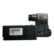 Válvula Solenoide Pneumática Direcional 5/2 Vias 1/4 220v 150 Psi Kff Automação Foto mini 1