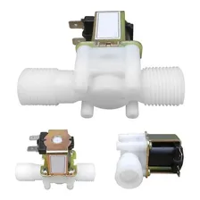 Valvula Solenoide Rosca 1/2 12v Agua P/ Automação Foto mini 3