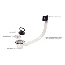 Válvula Tramontina Com Escape 3 Pia Cuba Aço Inox Polido Foto mini 2