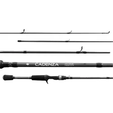 Vara Carretilha Cadenza Carb 6-12lb 1,68m Cinza Albatroz Foto mini 1