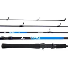 Vara Carretilha Carbono Albatroz Safira 1,68 20lb Ação Média Foto mini 2