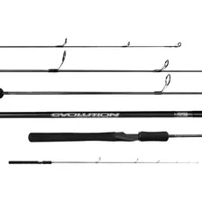 Vara Carretilha Ms Evolution Solid Carbon 1,60m 15-30lb 1p Foto mini 3