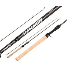 Vara Carretilha New Hammer 25-50lb 2,40m 2p Saint Plus Im8 Foto mini 1