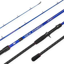 Vara Carretilha New Pampo Blue Limitada 2,40m 50lb Albatroz Cor Azul Foto mini  2