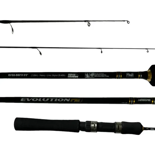Vara Evolution G3 S601h 1,83mt 20-40lb Molinete Marine Sport Foto 1