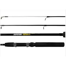 Vara Molinete Albatroz Kara Black 1,35m 12lbs Duas Partes Foto mini  2