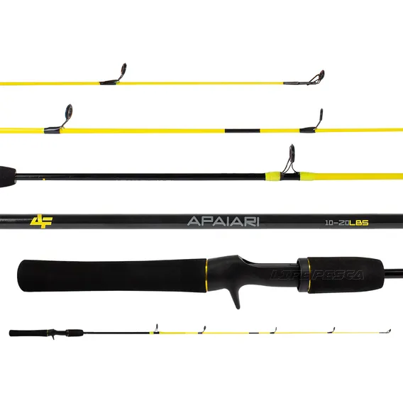 Vara P/ Carretilha Albatroz Apaiari (1,20m) 20lbs Inteiriça Foto 1