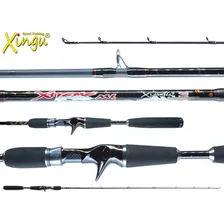 Vara P/ Carretilha Xingu Xtreme Carbono 1,80m 17lb Inteiriça Cor Cor Preto Com Laranja Foto mini 1